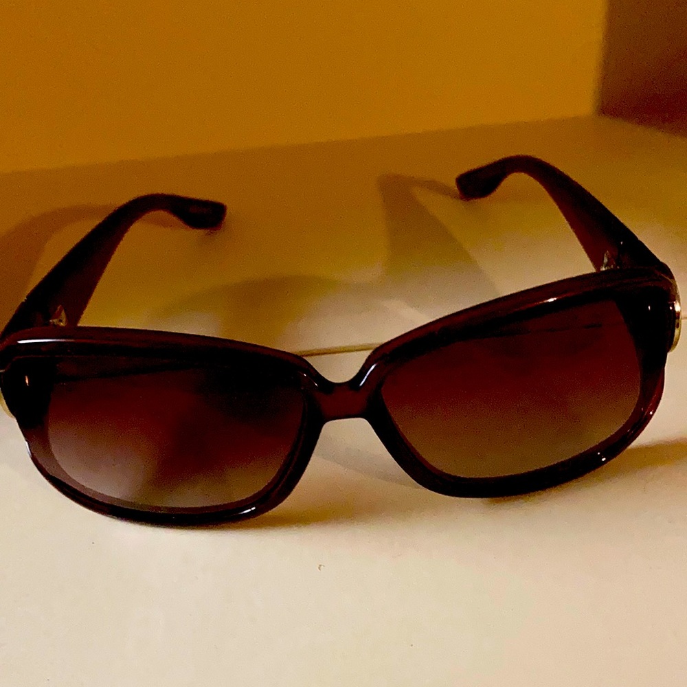 Auth GUCCI Polarized Burgundy Tortoiseshell Acetate Sunglasses #CE GG 3059/S - Picture 3 of 10